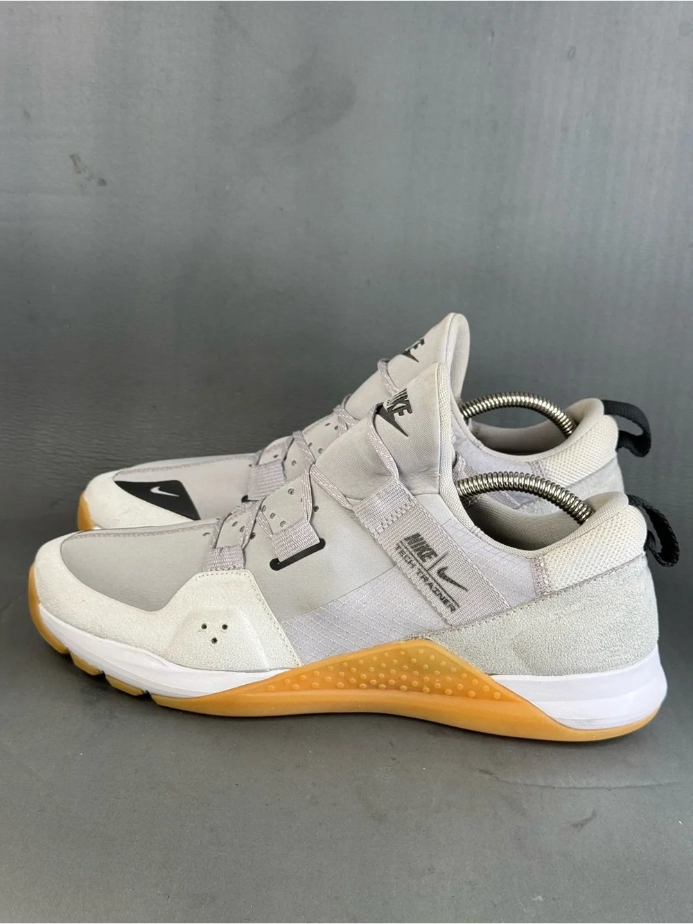 Nike Tech Trainer 'Atmosphere Grey Gum' athletic sneaker shoes men’s size 11